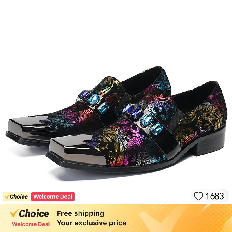 Fashion designer men's loafers, black flat top classic printed formal shoes, personalized formal shoes for weddings and parties
Fashion designer men's loafers, black flat top classic printed formal shoes, personalized formal shoes for weddings and parties