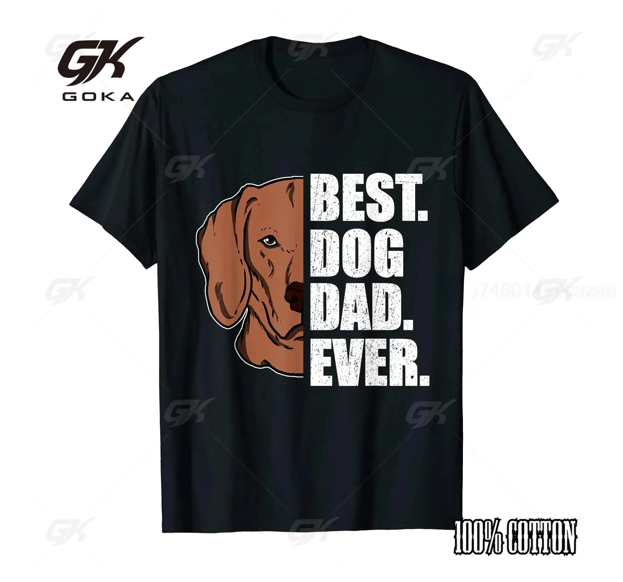 Cotton Mens Best Dog Dad Ever Vizsla Dad Father's Day Gift Graphic T-Shirt MEN WOMEN UNISEX T Shirts Round Short Sleeved Tops
Cotton Mens Best Dog Dad Ever Vizsla Dad Father's Day Gift Graphic T-Shirt MEN WOMEN UNISEX T Shirts Round Short Sleeved Tops