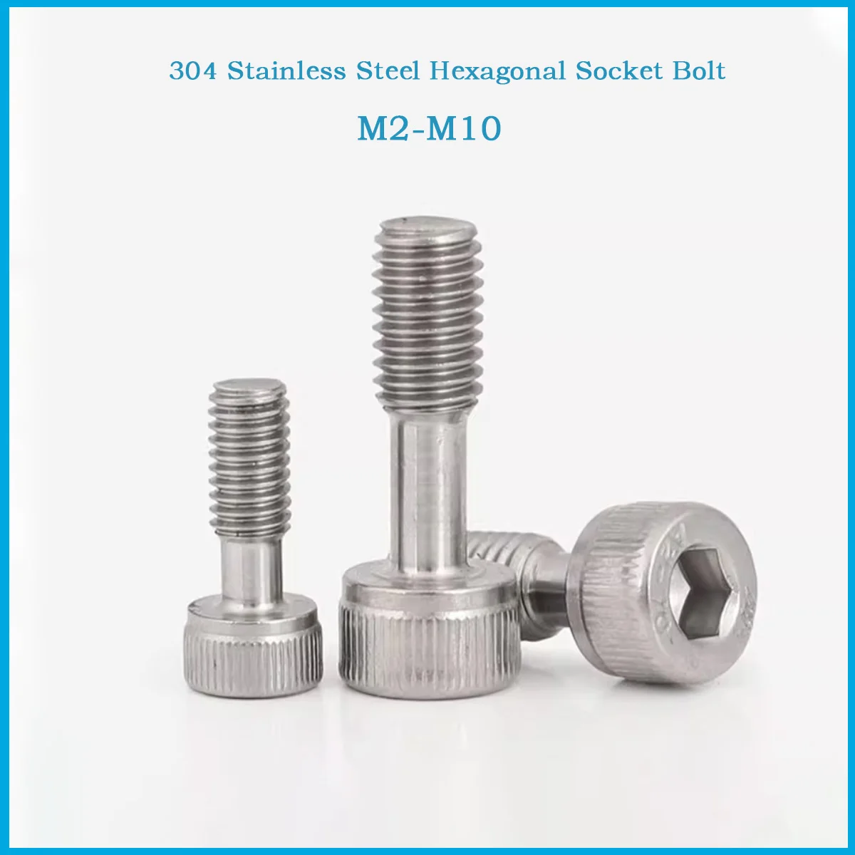 304 Stainless Steel Hexagon Socket Short Head Anti Falling Screw / Half Tooth Bolt M3M5M6M8M10
304 Stainless Steel Hexagon Socket Short Head Anti Falling Screw / Half Tooth Bolt M3M5M6M8M10