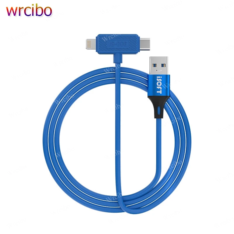 ISOFT IS-006 Двусторонний кабель для обслуживания данных для iPhone iPad + Интерфейс Type-C Зарядка, восстановление и передача данных
ISOFT IS-006 Двусторонний кабель для обслуживания данных для iPhone iPad + Интерфейс Type-C Зарядка, восстановление и передача данных