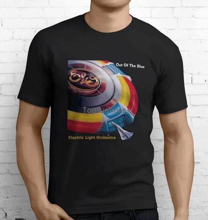 New Elo Electric Light Orchestra Out Of The Blue Men'S Black T-Shirt Size S 3Xl Men T Shirts Short
New Elo Electric Light Orchestra Out Of The Blue Men'S Black T-Shirt Size S 3Xl Men T Shirts Short