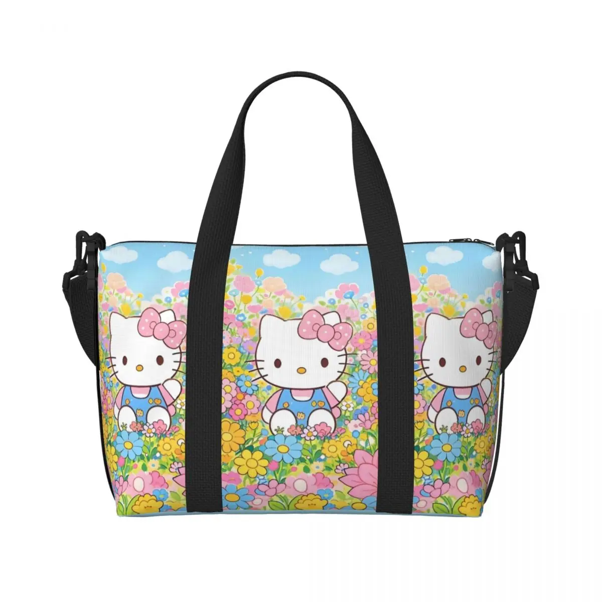 Custom Hello Kitty Tote Bag Women Large Capacity Cute Cat Gym Beach Travel Bags
Custom Hello Kitty Tote Bag Women Large Capacity Cute Cat Gym Beach Travel Bags
