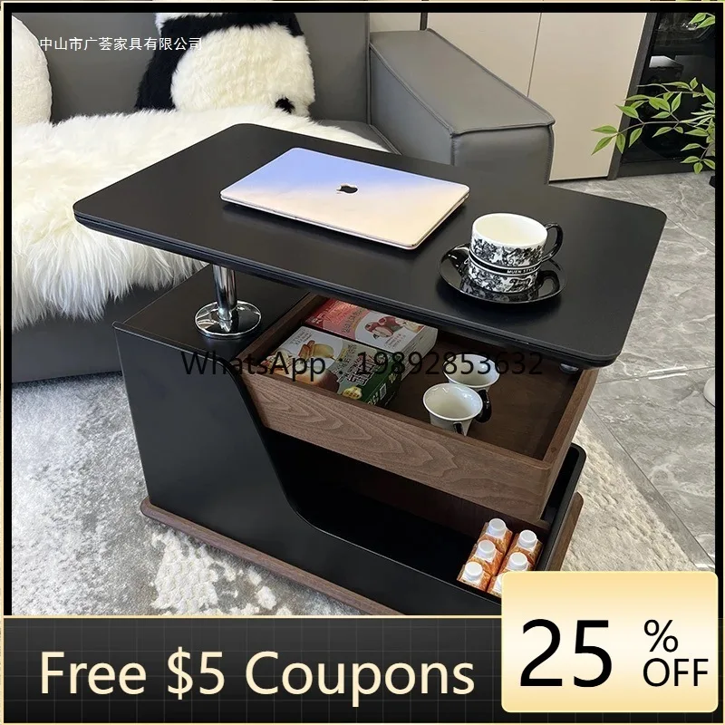 LYY French Retro Black Mobile Side Table Adjustable Coffee Table Side Cabinet Modern Simple Small Apartment Living rolley
LYY French Retro Black Mobile Side Table Adjustable Coffee Table Side Cabinet Modern Simple Small Apartment Living rolley