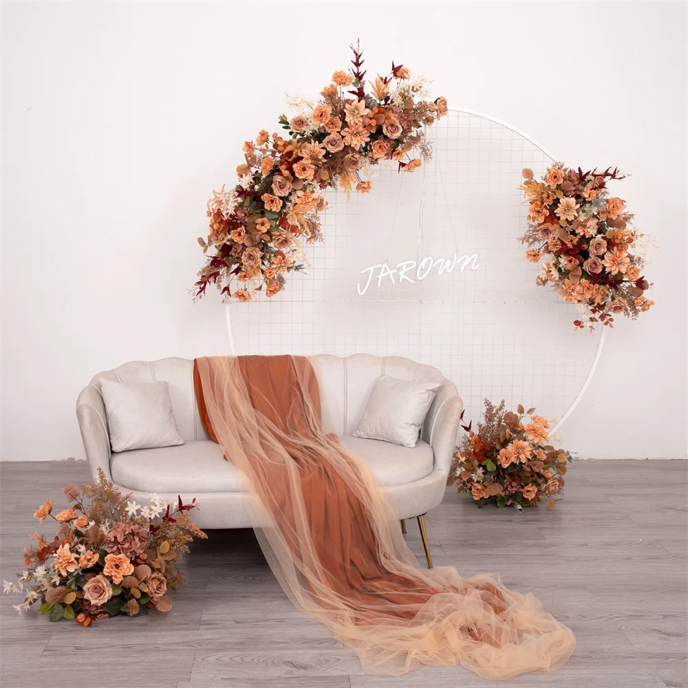 Wedding Party Decoration Event Backdrop Arch Stage Decor Floral Artificial Autumn Color Flower Row
Wedding Party Decoration Event Backdrop Arch Stage Decor Floral Artificial Autumn Color Flower Row