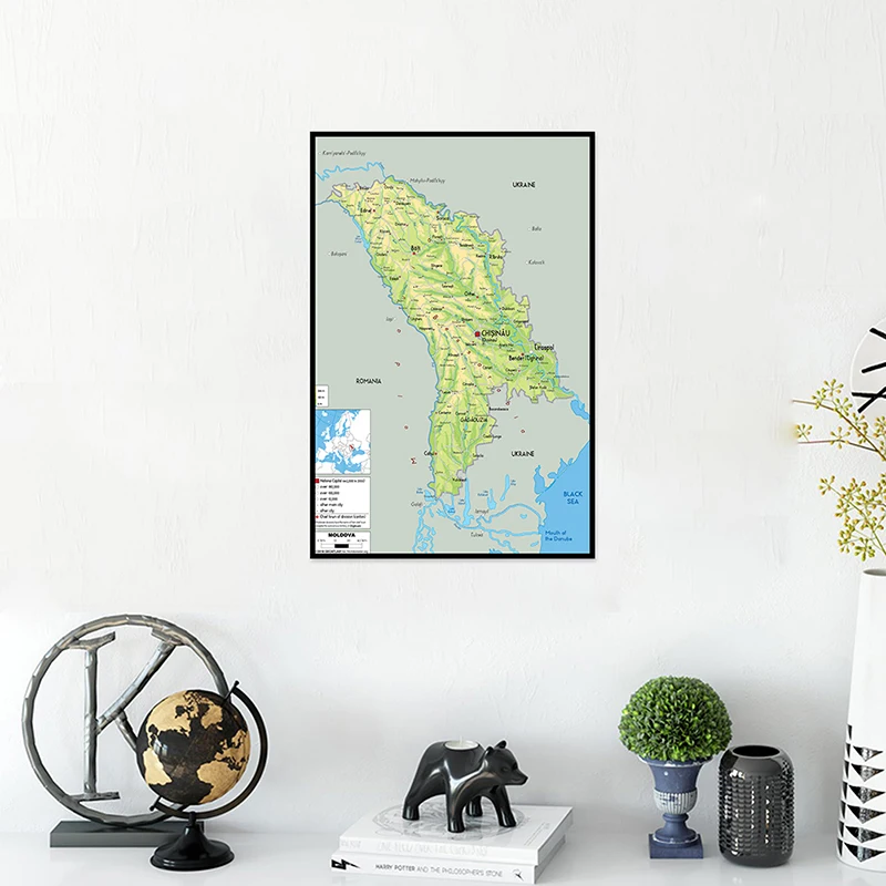 English Language-Moldova Map-Geographical Map Wall Art Poster Painting Unframed Prints and Pictures Home Decor Wall Tapestry
English Language-Moldova Map-Geographical Map Wall Art Poster Painting Unframed Prints and Pictures Home Decor Wall Tapestry