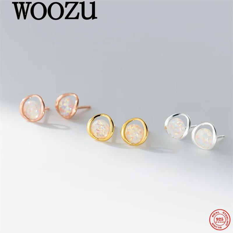 WOOZU стерлингового серебра 925 пробы, нежные романтические серьги-гвоздики с белым опалом для женщин, вечерние, свадебные, очаровательные, нежные модные ювелирные изделия, подарки
WOOZU стерлингового серебра 925 пробы, нежные романтические серьги-гвоздики с белым опалом для женщин, вечерние, свадебные, очаровательные, нежные модные ювелирные изделия, подарки