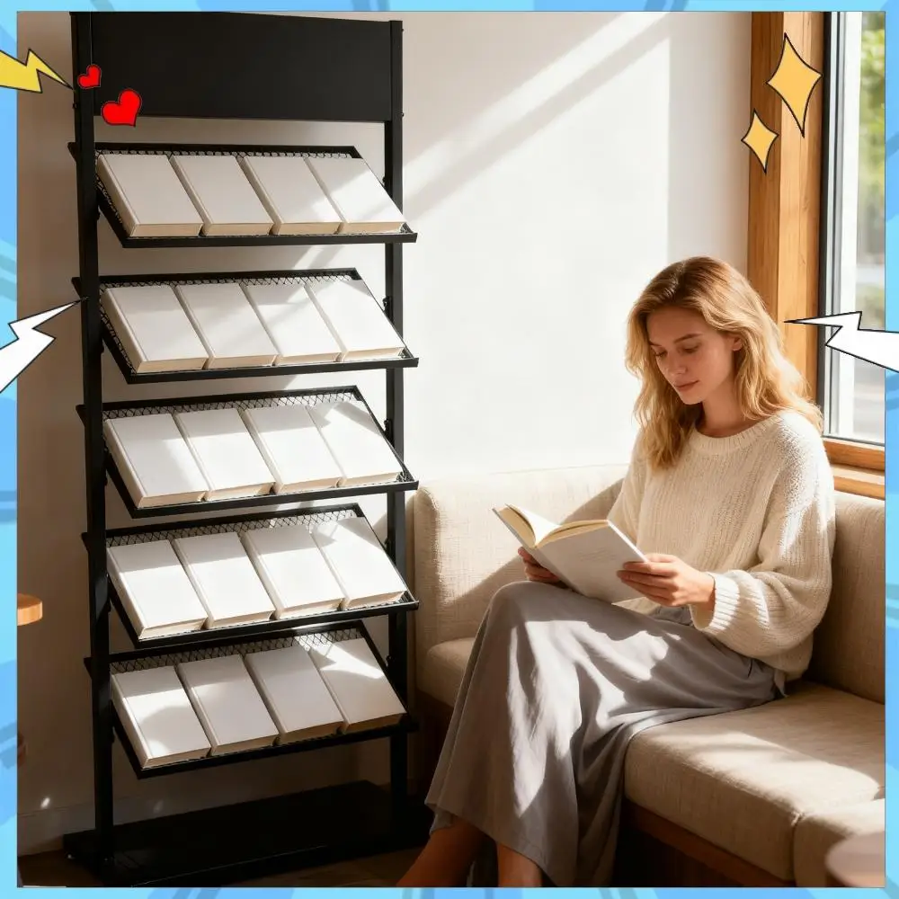 5-Tier Building Material Swatch Sample Storage Holder 26.38x13.78x59.06inch Tiles Sample Storage Rack for Exhibition Trade Show
5-Tier Building Material Swatch Sample Storage Holder 26.38x13.78x59.06inch Tiles Sample Storage Rack for Exhibition Trade Show