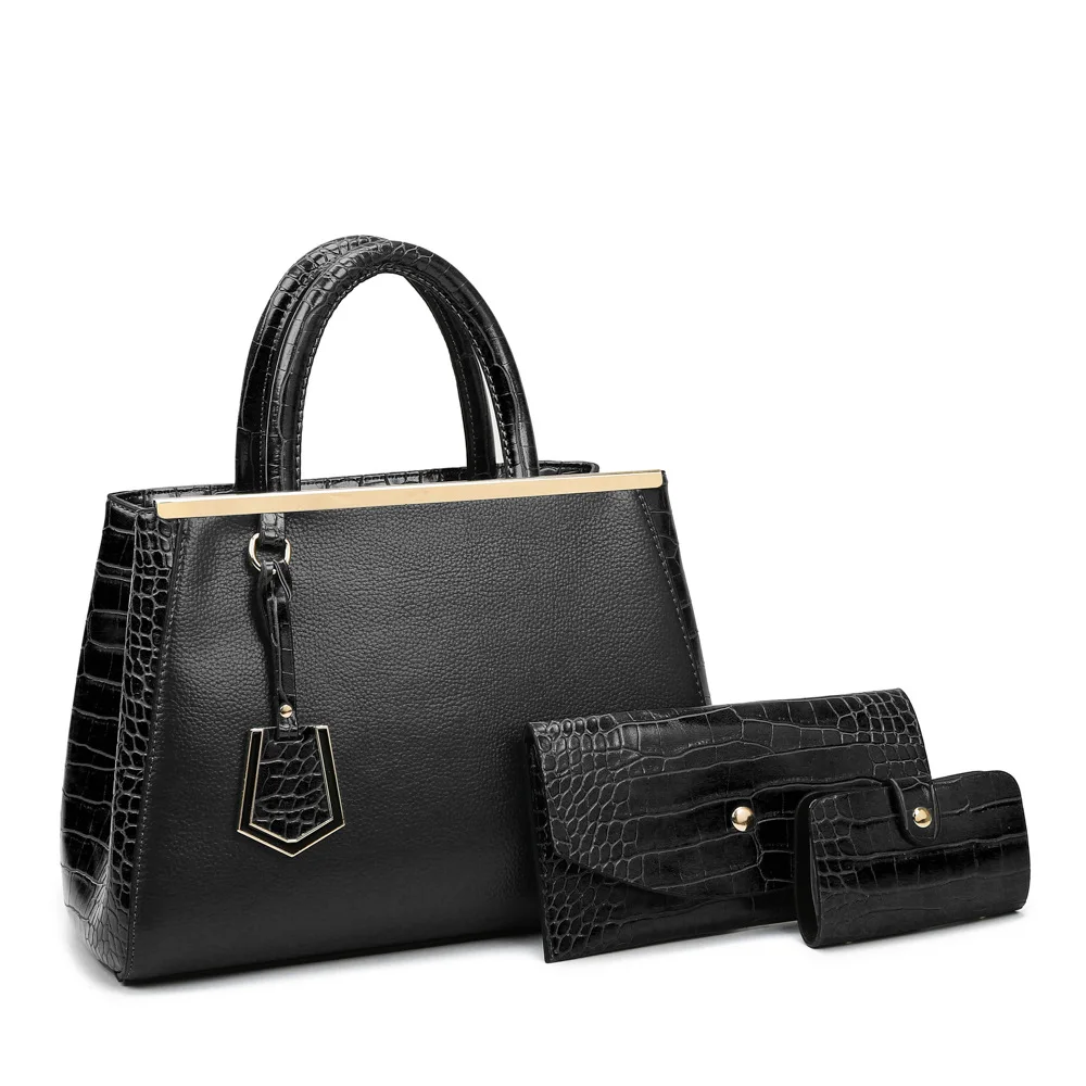 New Fashion Alligator Women Handbags European Designer Leather Ladies Shoulder Bags Female Girl Brand Luxury Crossbody Bag 3 Pcs
New Fashion Alligator Women Handbags European Designer Leather Ladies Shoulder Bags Female Girl Brand Luxury Crossbody Bag 3 Pcs