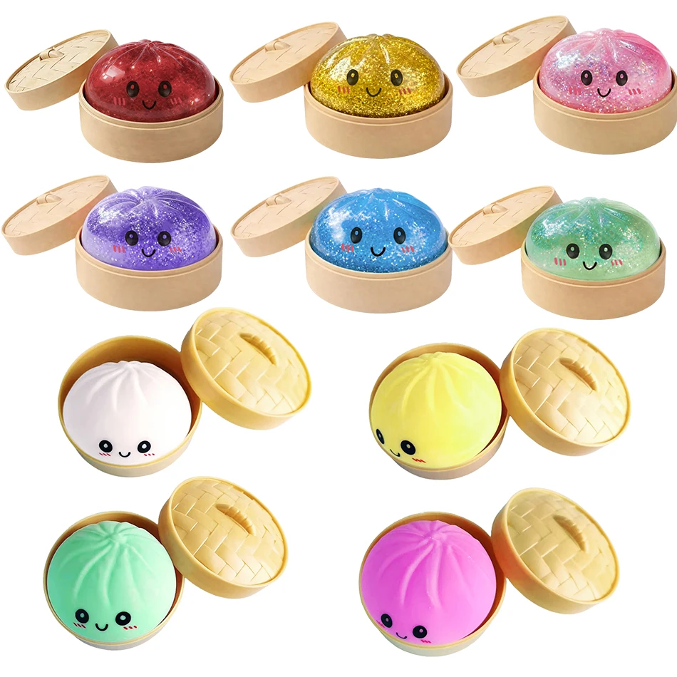 1-6pcs Dumpling Stress Balls Fidget Sensory Toy Simulation Food with Little Steamer Squeeze Dough Ball Stress Relief Hand Toy
1-6pcs Dumpling Stress Balls Fidget Sensory Toy Simulation Food with Little Steamer Squeeze Dough Ball Stress Relief Hand Toy