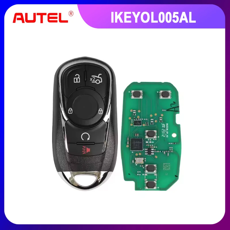 1 шт. Autel IKEYOL005AL OL005AL универсальный смарт-ключ дистанционного управления 5 кнопок для Buick для Autel Smart Key для KM100 IM508 IM608 KM100E
1 шт. Autel IKEYOL005AL OL005AL универсальный смарт-ключ дистанционного управления 5 кнопок для Buick для Autel Smart Key для KM100 IM508 IM608 KM100E