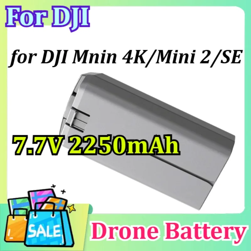 7.7V 2250mAh for DJI Mnin 4K/Mini 2/SE Intelligent Provides Longer Flight Time Rechargeable Drone Battery
7.7V 2250mAh for DJI Mnin 4K/Mini 2/SE Intelligent Provides Longer Flight Time Rechargeable Drone Battery