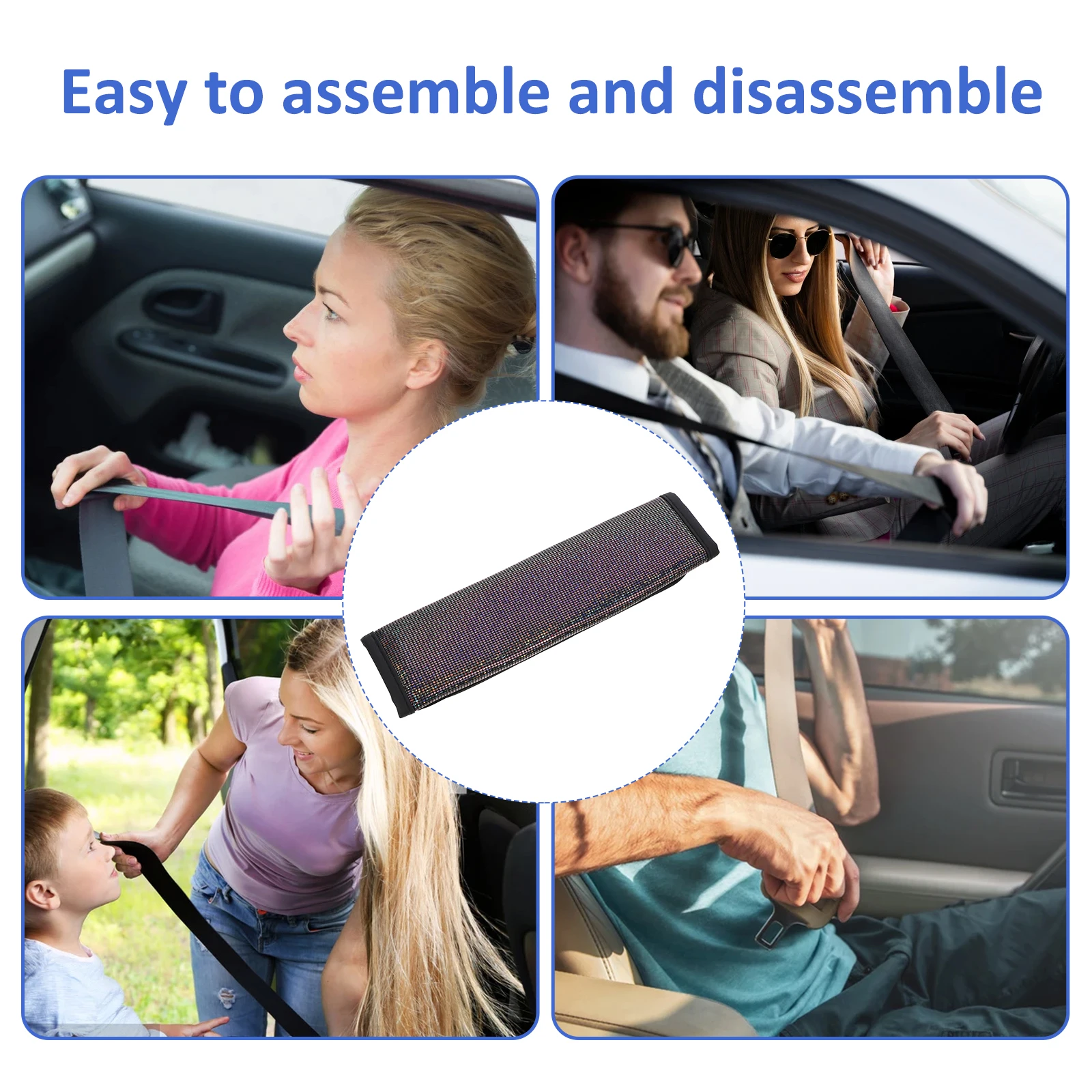 Shoulder Pads Car Protector Diamond Belts Cover Bling Non Slip Smooth Car Seat From Damage Scratched Dust
Shoulder Pads Car Protector Diamond Belts Cover Bling Non Slip Smooth Car Seat From Damage Scratched Dust