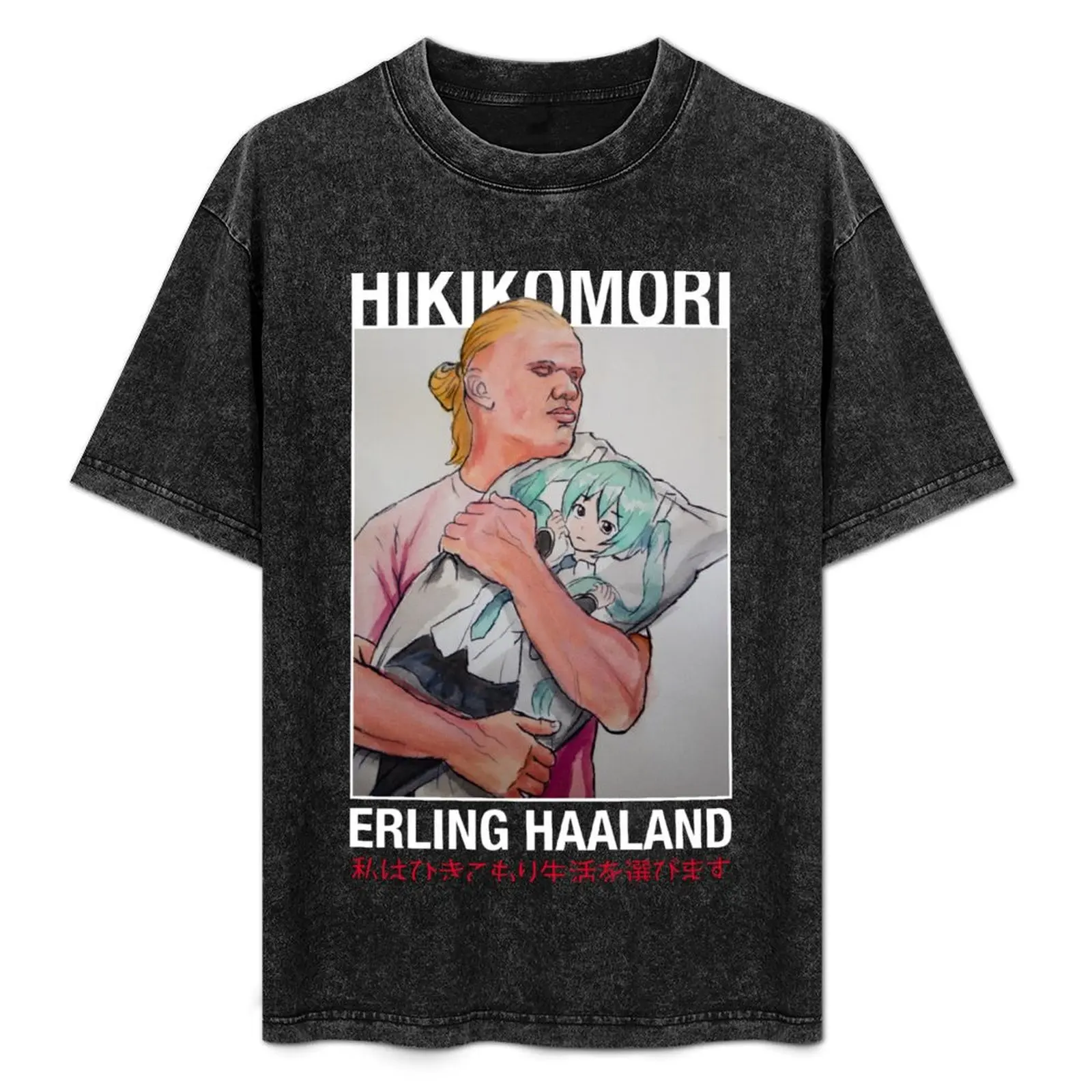 Hikikomori Haaland Life T-Shirt Art Pattern Printed Casual Top
Hikikomori Haaland Life T-Shirt Art Pattern Printed Casual Top