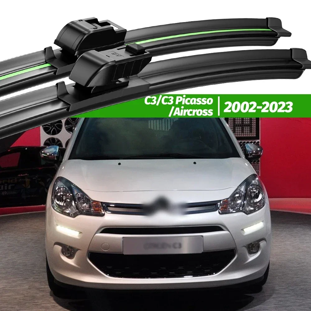 For Citroen C3 C3 Picasso Aircross 2002-2023 2pcs Front Windshield Wiper Blades 2009 2011 2020 Windscreen Window Accessories
For Citroen C3 C3 Picasso Aircross 2002-2023 2pcs Front Windshield Wiper Blades 2009 2011 2020 Windscreen Window Accessories