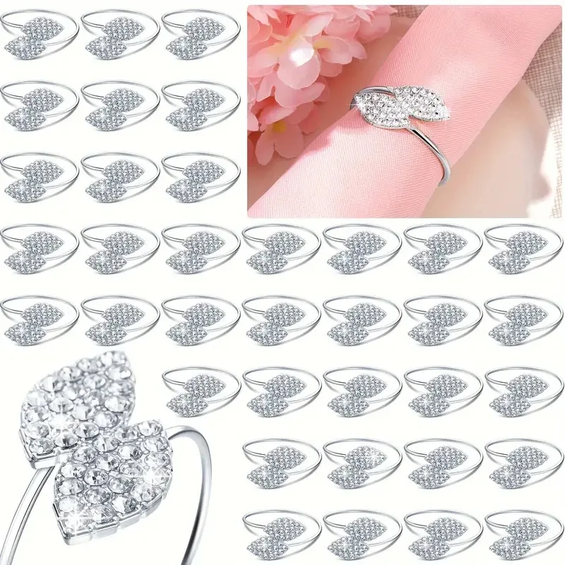 1-12PCSElegant Double Leaf Gold Napkin Rings Set Silver Metal Leaf Design for Wedding Dinner Christmas Party Holiday Table Decor
1-12PCSElegant Double Leaf Gold Napkin Rings Set Silver Metal Leaf Design for Wedding Dinner Christmas Party Holiday Table Decor