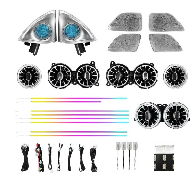 Hot-selling 64 Color LED Interior Ambient Lighting for Mercedes Benz S-class W222 2013 - 2020 Atmosphere Strip Accessories
Hot-selling 64 Color LED Interior Ambient Lighting for Mercedes Benz S-class W222 2013 - 2020 Atmosphere Strip Accessories