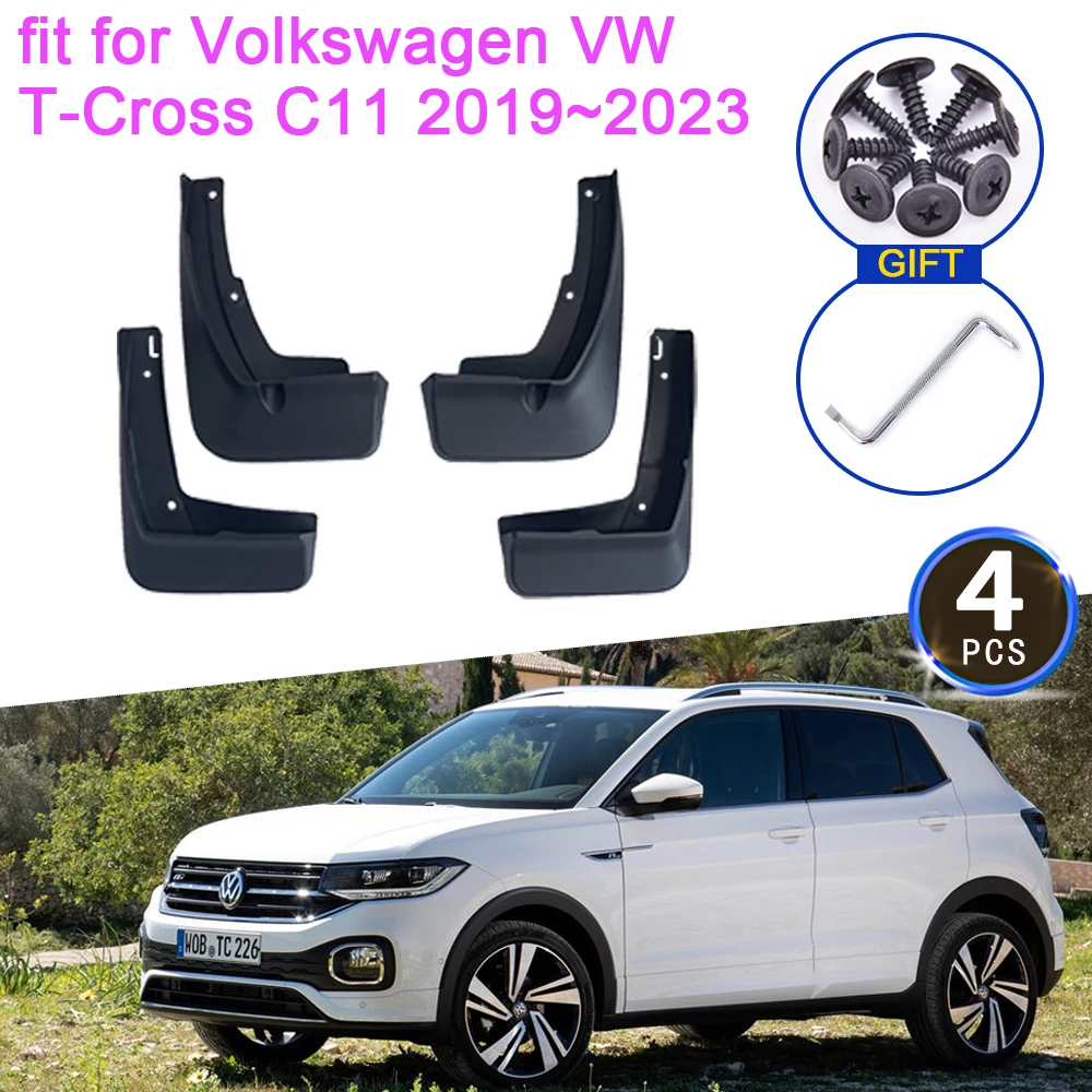 Брызговики для Volkswagen VW T-Cross C11 2019 ~ 2023 2020 2021 2022, брызговики, брызговики, передние и задние колеса, брызговики, 4 шт., аксессуары
Брызговики для Volkswagen VW T-Cross C11 2019 ~ 2023 2020 2021 2022, брызговики, брызговики, передние и задние колеса, брызговики, 4 шт., аксессуары