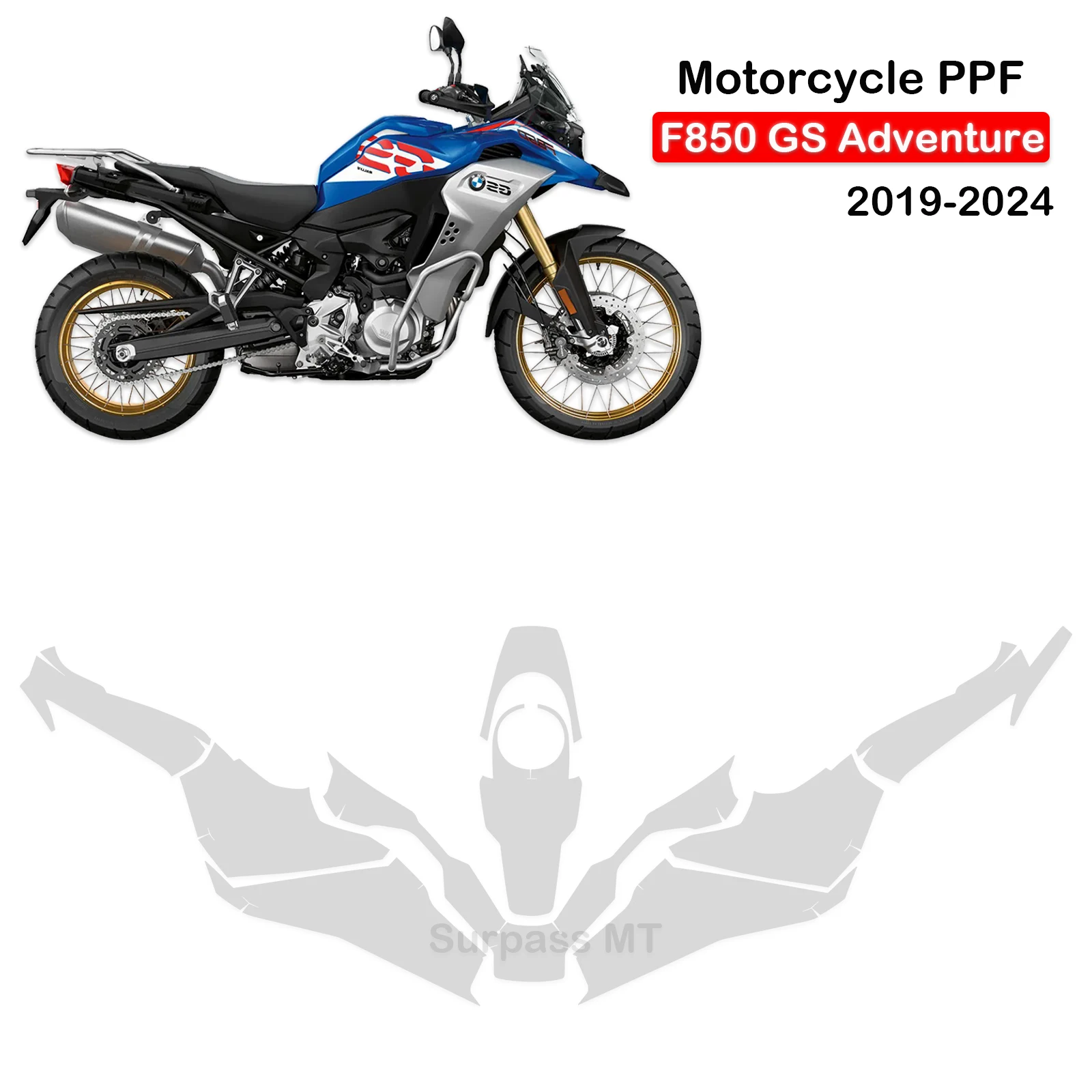 F850 GS Adventure PPF Paint Protective Film For BMW F850 GS ADV TPU PPF Protective Film Fairing Anti-scratch Bodykit Protection
F850 GS Adventure PPF Paint Protective Film For BMW F850 GS ADV TPU PPF Protective Film Fairing Anti-scratch Bodykit Protection