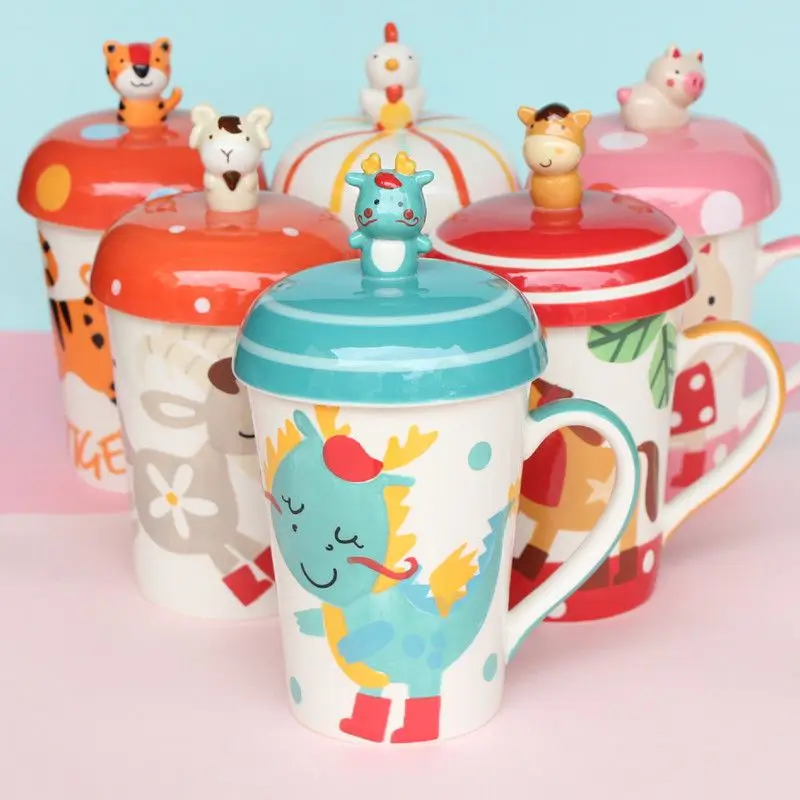 Cartoon Zodiac Mug, Thai Cartoon Children's Ceramic Water Cup with Lid Cute Couple Coffee Cups Milk Personalized Christmas Gifts
Cartoon Zodiac Mug, Thai Cartoon Children's Ceramic Water Cup with Lid Cute Couple Coffee Cups Milk Personalized Christmas Gifts