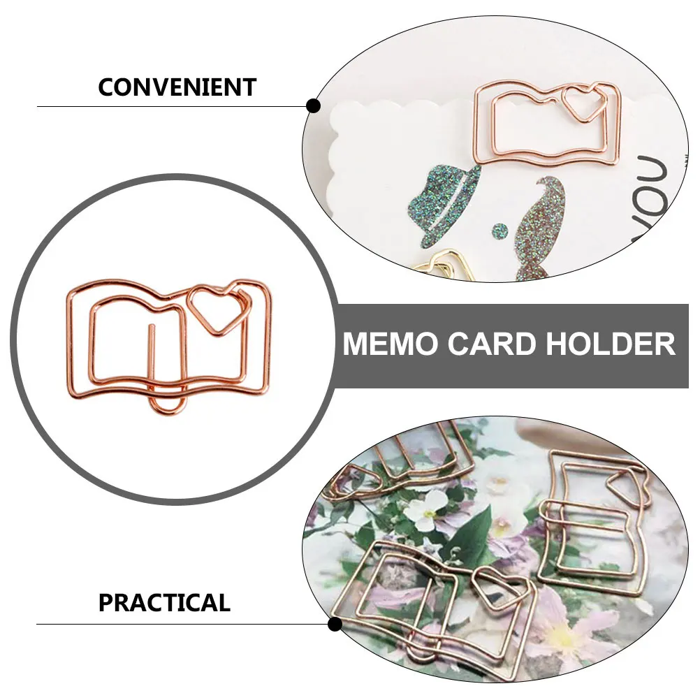 30pcs Cute Book Paper Stainless Steel File Clips Office Document Paperclips Mini Clips For Office Home Students
30pcs Cute Book Paper Stainless Steel File Clips Office Document Paperclips Mini Clips For Office Home Students