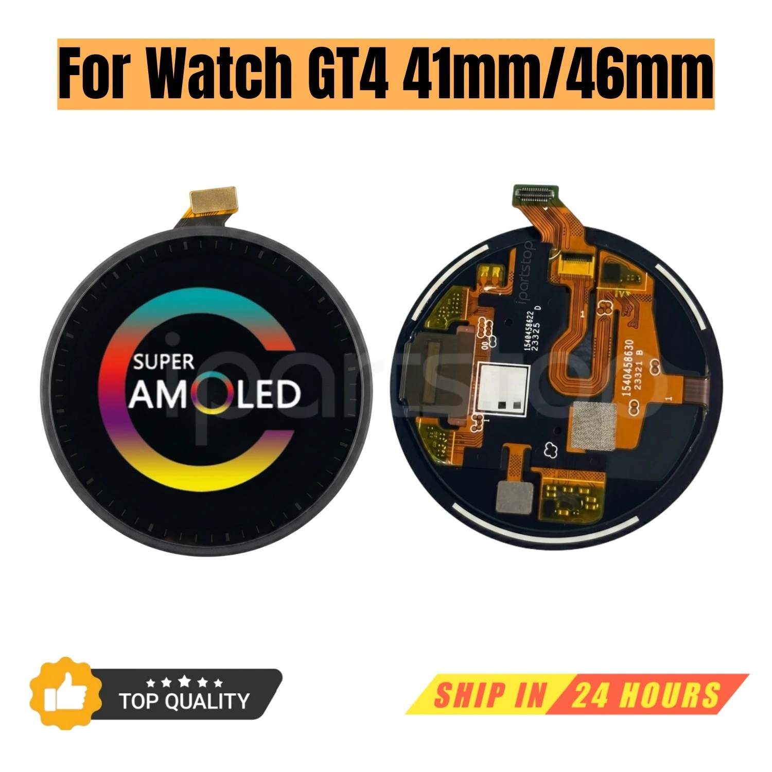 IParts Replacement AMOLED Display Touch Screen for Huawei Watch GT 4 GT4 41mm 46mm ARA-B19 PNX-B19 Repair Parts OEM
IParts Replacement AMOLED Display Touch Screen for Huawei Watch GT 4 GT4 41mm 46mm ARA-B19 PNX-B19 Repair Parts OEM