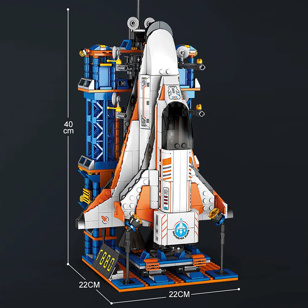 Shuttle Satellite Rocket Model Building Blocks Toys Creatively Assemble Plastic Toys 1103PCS Bricks Set Gift for Boys Kid Gifts
Shuttle Satellite Rocket Model Building Blocks Toys Creatively Assemble Plastic Toys 1103PCS Bricks Set Gift for Boys Kid Gifts