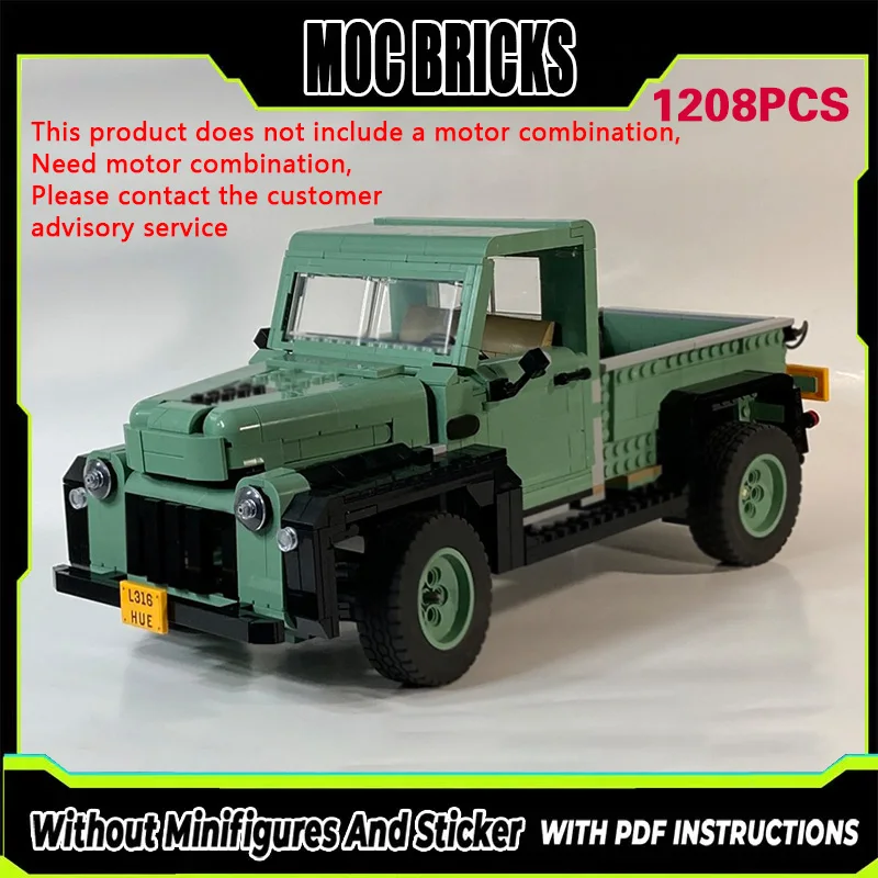 Конструктор City Car Model MOC: Легкий грузовой пикап, модульная технология, подарки, праздничный набор для сборки, детские игрушки
Конструктор City Car Model MOC: Легкий грузовой пикап, модульная технология, подарки, праздничный набор для сборки, детские игрушки