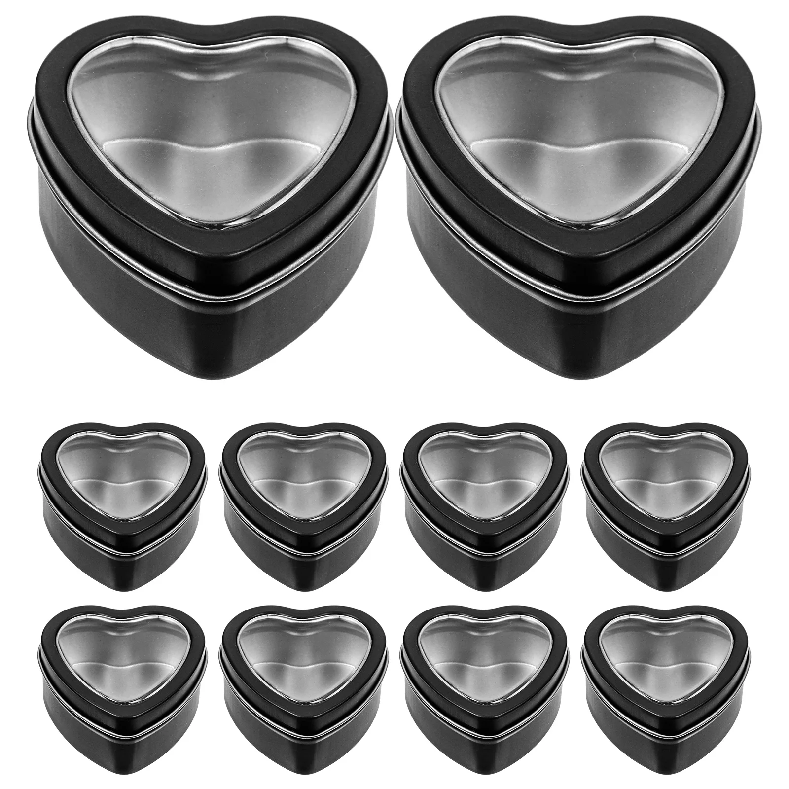 10 Pcs Heart Shaped Iron Boxes 60x59x27mm Red Window Wedding Candy Favor Containers Party Supplies Gifts Valentine Reusable
10 Pcs Heart Shaped Iron Boxes 60x59x27mm Red Window Wedding Candy Favor Containers Party Supplies Gifts Valentine Reusable
