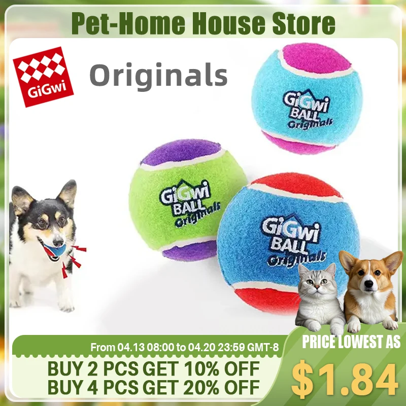 GiGwi 3PCS Pets Dog Game Ball Sound Puppy Chewing Interactive Ball Teething Molar Bite Resistant Dogs Toy Pet Training Products
GiGwi 3PCS Pets Dog Game Ball Sound Puppy Chewing Interactive Ball Teething Molar Bite Resistant Dogs Toy Pet Training Products