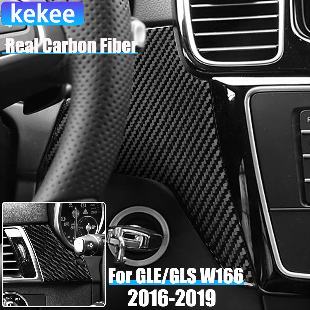 Real Carbon Fiber Car Accessories Dashboard Panel Trim Cover Soft Sticker For Mercedes-Benz W166 GLE/GLS 2016 2017 2018 2019
Real Carbon Fiber Car Accessories Dashboard Panel Trim Cover Soft Sticker For Mercedes-Benz W166 GLE/GLS 2016 2017 2018 2019