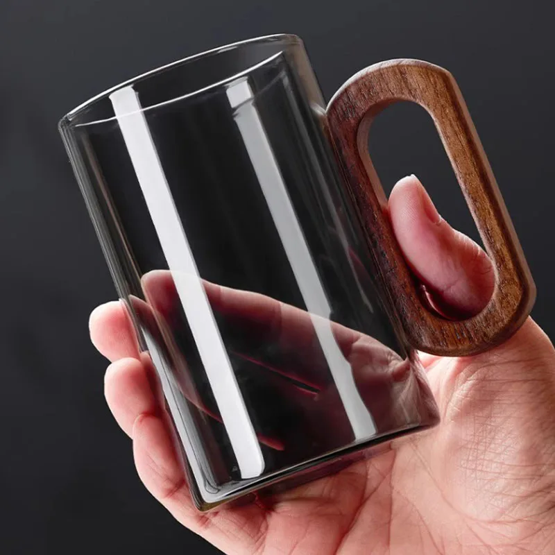 YWDL Glass wood single-layer cup high borosilicate Pyrex tea cup large capacity drinking water coffee cup
YWDL Glass wood single-layer cup high borosilicate Pyrex tea cup large capacity drinking water coffee cup