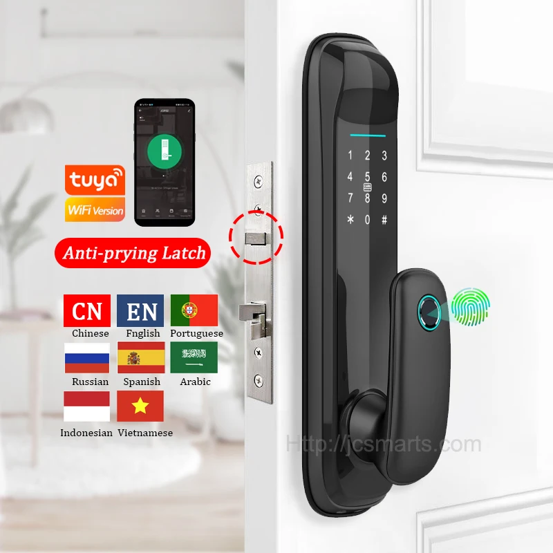 Automatic Electronic Tuya Wifi Digital Smart Lock For Apartments Wooden Door Biometric Digital Fingerprint Lock
Automatic Electronic Tuya Wifi Digital Smart Lock For Apartments Wooden Door Biometric Digital Fingerprint Lock