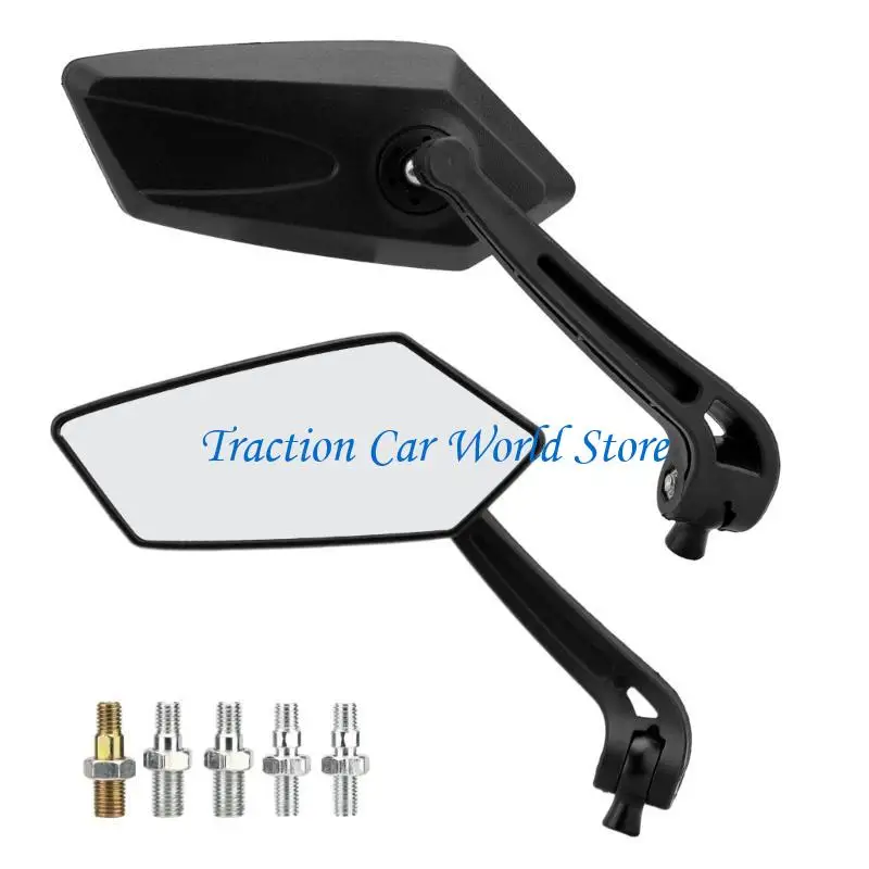 L9BC Motorcycle Side Mirrors Rearview Mirror E-Bike Scooter Adjustable Rotating Mirrors Motorbike Accessories with Bolt
L9BC Motorcycle Side Mirrors Rearview Mirror E-Bike Scooter Adjustable Rotating Mirrors Motorbike Accessories with Bolt