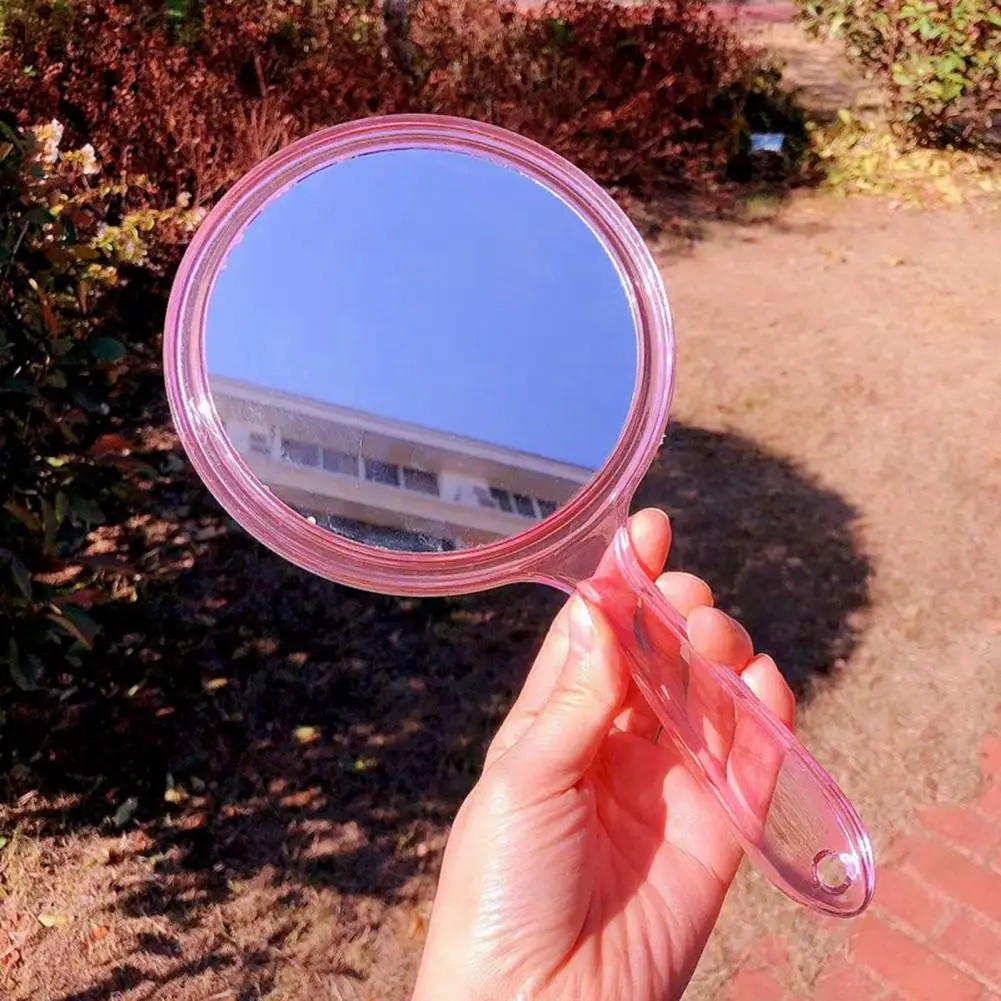 Vanity Mirror Stylish Good Reflection Plastic Double-Sided Handheld Magnifying Mirror Gift Supply
Vanity Mirror Stylish Good Reflection Plastic Double-Sided Handheld Magnifying Mirror Gift Supply