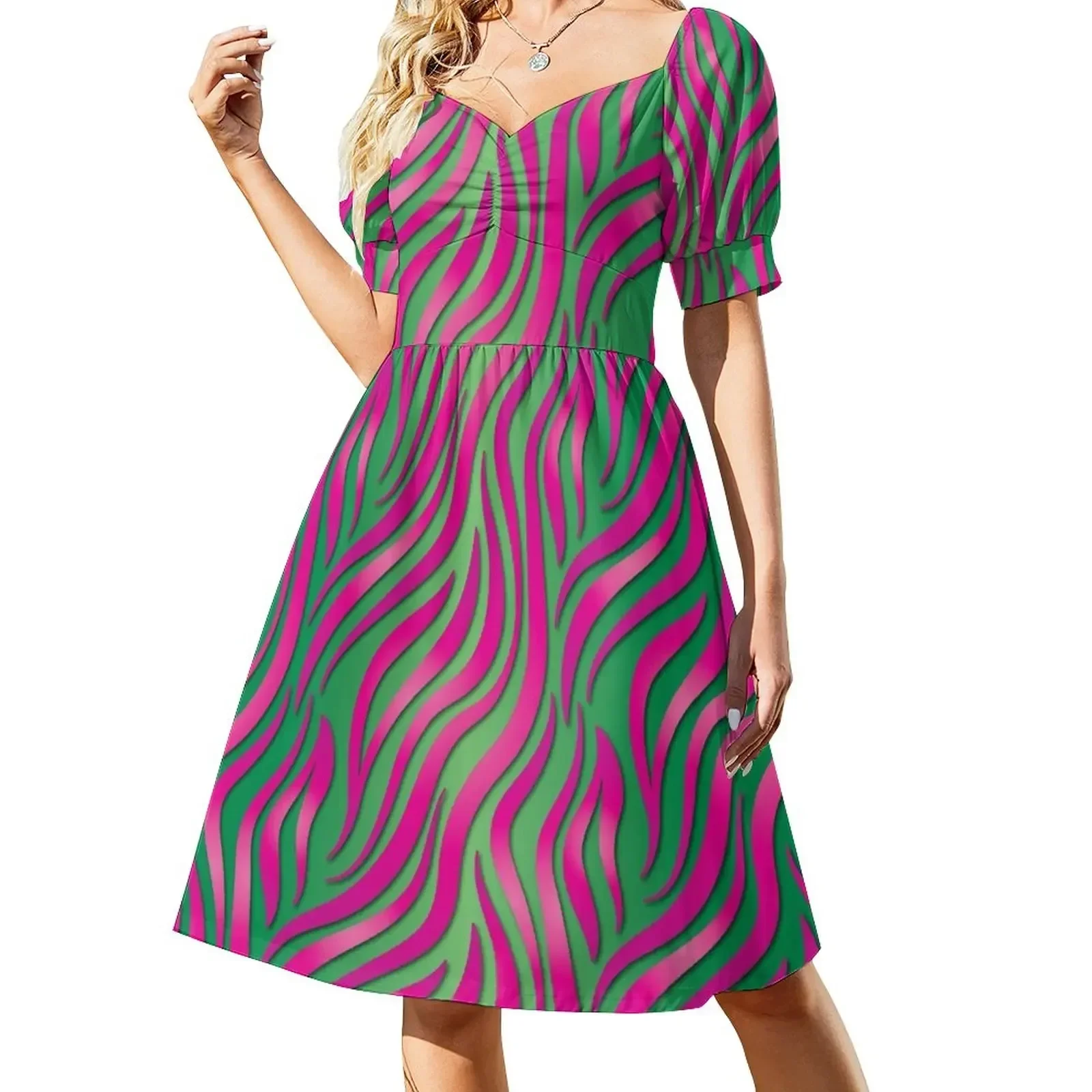 Pink and Green Hot Short-Sleeved Dress summer dress korean women dresses women summer 2025 woman dress womens clothing
Pink and Green Hot Short-Sleeved Dress summer dress korean women dresses women summer 2025 woman dress womens clothing