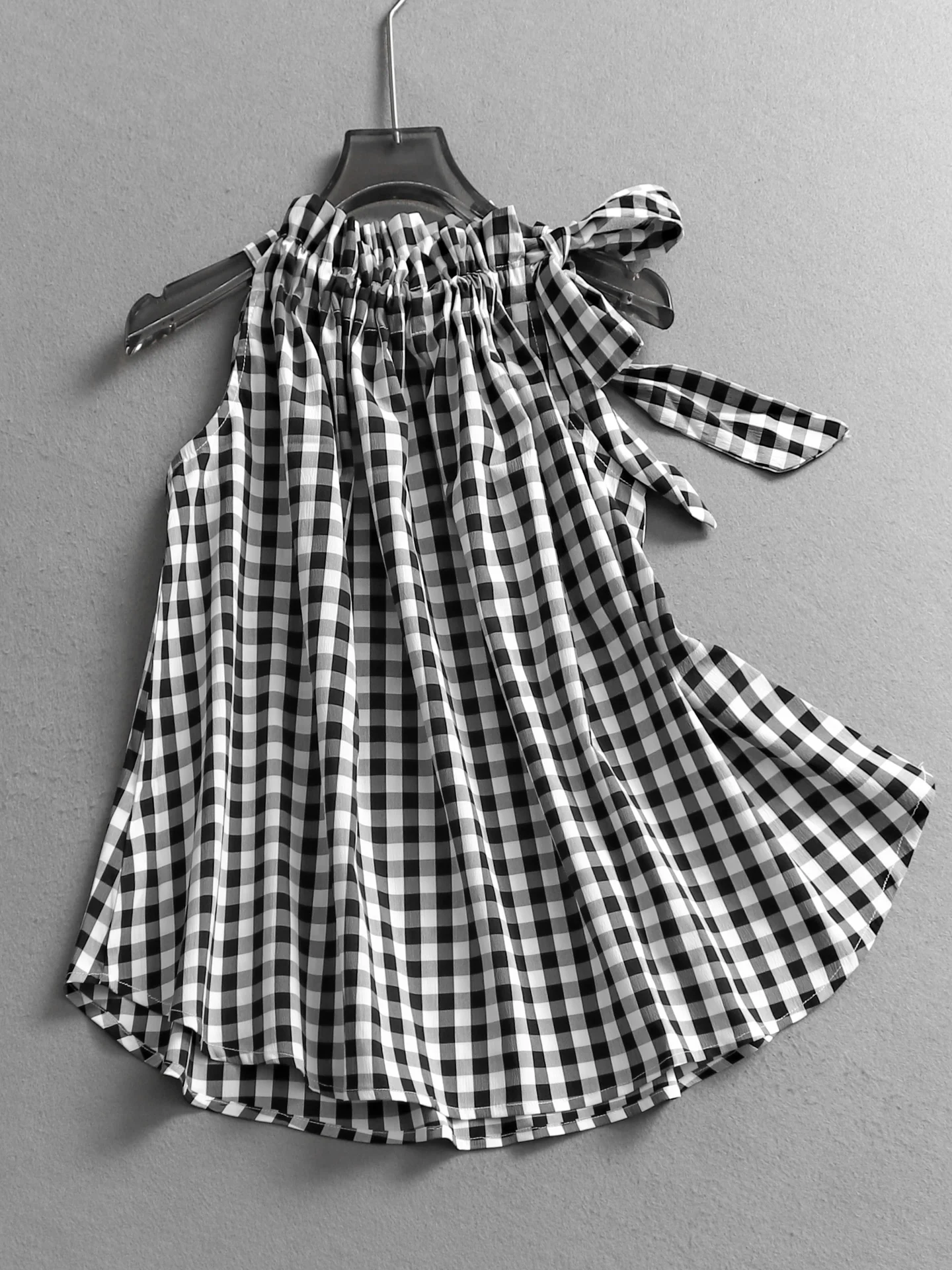 Color Block Plaid Oversized Sleeveless Shirt Drawstring Belted Summer New Women's Shirt Commute Style Loose Fit Polyester
Color Block Plaid Oversized Sleeveless Shirt Drawstring Belted Summer New Women's Shirt Commute Style Loose Fit Polyester