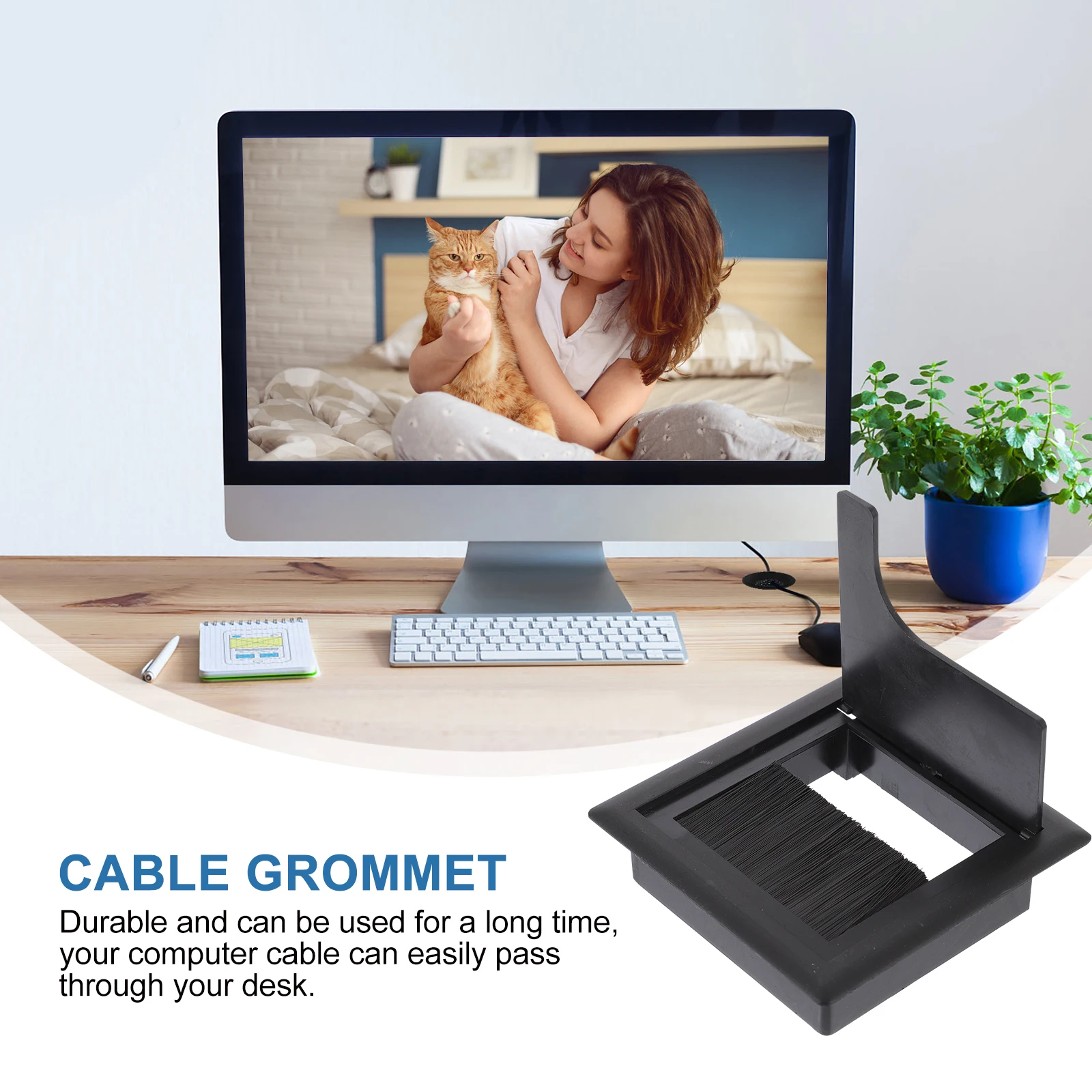 4 Pcs Wire Hole Cover ABS Plastic Desk Grommets Computer Cable Hole Dust Proof Home Office Furniture Accessory
4 Pcs Wire Hole Cover ABS Plastic Desk Grommets Computer Cable Hole Dust Proof Home Office Furniture Accessory