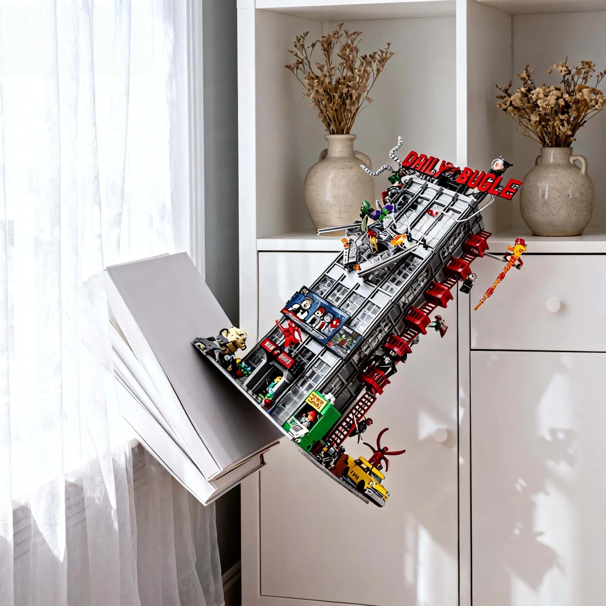 MOC funny color cute building 3942PCS home decoration 2026 new street view set red gray color bugle classic puzzle modular build
MOC funny color cute building 3942PCS home decoration 2026 new street view set red gray color bugle classic puzzle modular build