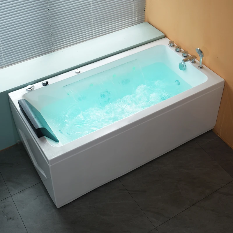 Acrylic bathtub Small apartment Household bathroom Great waterfall Jacuzzi Intelligent constant temperature independent bathtub
Acrylic bathtub Small apartment Household bathroom Great waterfall Jacuzzi Intelligent constant temperature independent bathtub