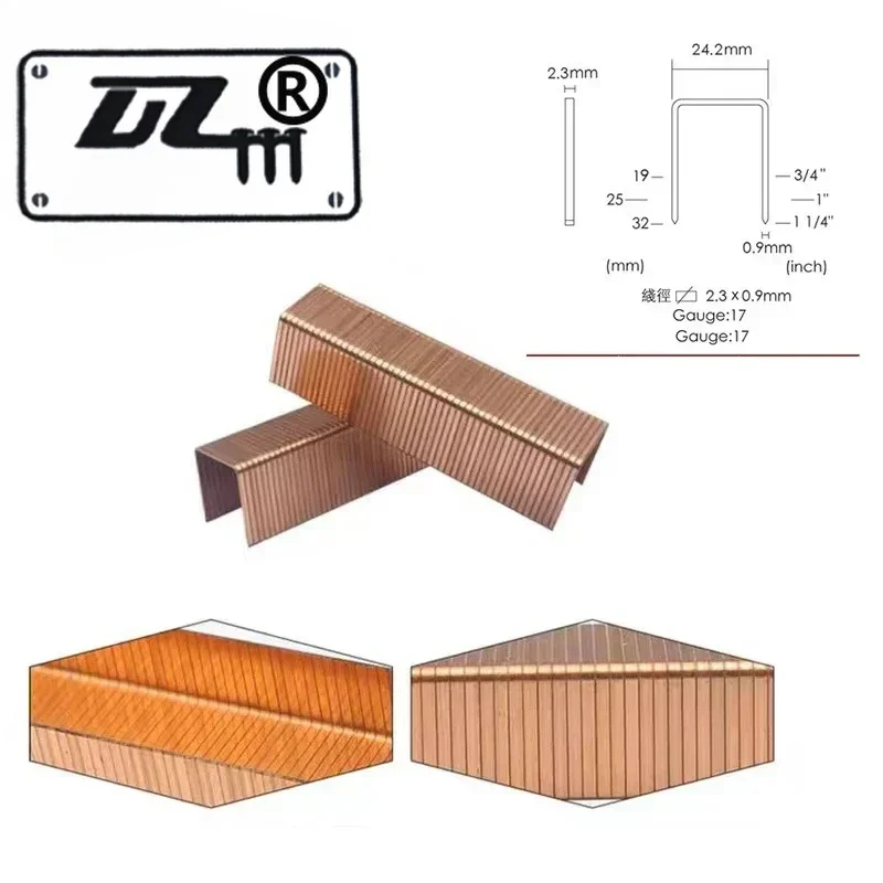 Special cardboard nails2432boxsealing nails U-shaped copper-plated sealing nails for paperboxesforwoodenfurniture packaging 
Special cardboard nails2432boxsealing nails U-shaped copper-plated sealing nails for paperboxesforwoodenfurniture packaging