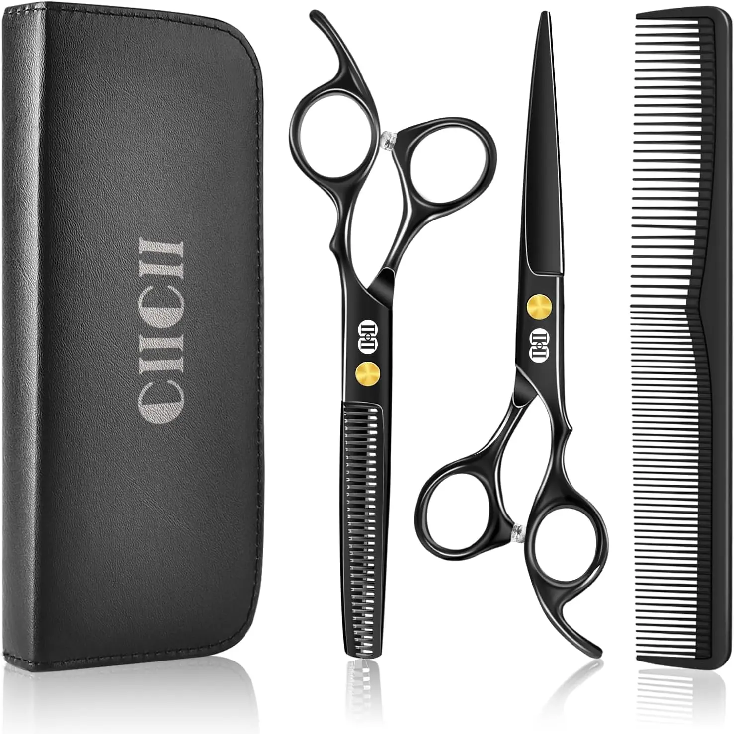 Hair Cutting Scissors Shears Kit, Professional Barber Haircut Scissors Set (6.7 Inch Hair Beard Hairdressing Trimming Haircuttin
Hair Cutting Scissors Shears Kit, Professional Barber Haircut Scissors Set (6.7 Inch Hair Beard Hairdressing Trimming Haircuttin