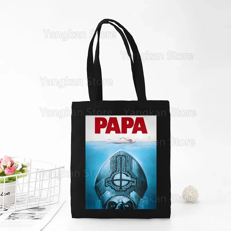 Ghost Band Canvas Simple Cartoon Print Shopping Bags Girls Fashion Life Casual Pacakge Hand Bag Black
Ghost Band Canvas Simple Cartoon Print Shopping Bags Girls Fashion Life Casual Pacakge Hand Bag Black
