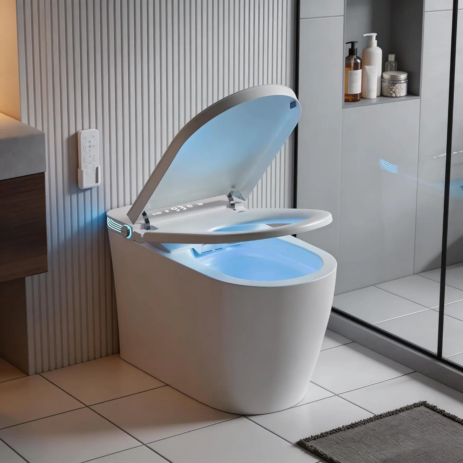 Smart Toilet with Bidet Built in, One Piece Bidet Toilet with Auto Dual Flush, Soft-Close Seat & Lid, Electric Tankless, Custom
Smart Toilet with Bidet Built in, One Piece Bidet Toilet with Auto Dual Flush, Soft-Close Seat & Lid, Electric Tankless, Custom