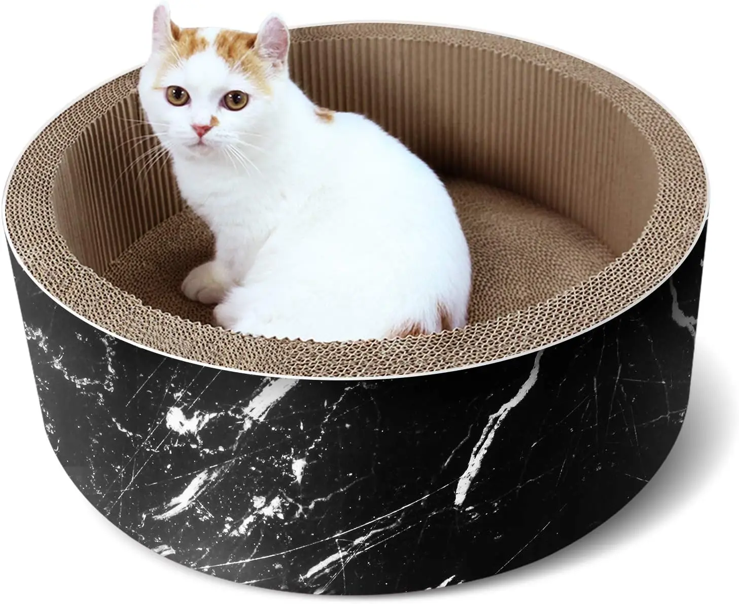 Круглая лежанка-когтеточка для кошек с прочной подушкой, 17,32'' x 17,32'' x 6,11'', предотвращает повреждение мебели
Круглая лежанка-когтеточка для кошек с прочной подушкой, 17,32'' x 17,32'' x 6,11'', предотвращает повреждение мебели