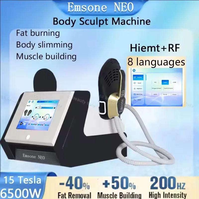 The Most Popular EMS RF Body Sculpting Machine Weight Loss Professional Hiemt Body Contouring Device with 200HZ 6500W
The Most Popular EMS RF Body Sculpting Machine Weight Loss Professional Hiemt Body Contouring Device with 200HZ 6500W