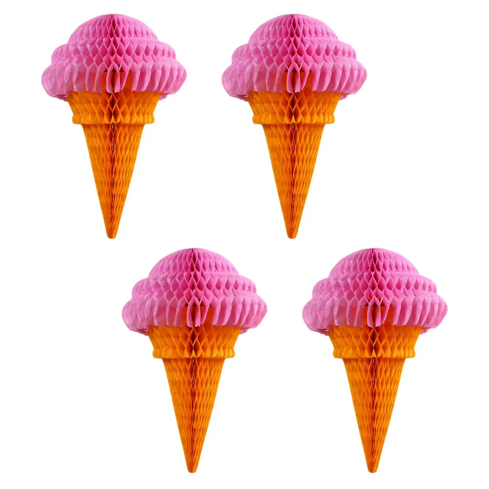 4 Pcs Ice Cream Honeycomb Balls Decorative Pink Paper Hanging Party Birthday Gathering Photo Background Layout
4 Pcs Ice Cream Honeycomb Balls Decorative Pink Paper Hanging Party Birthday Gathering Photo Background Layout