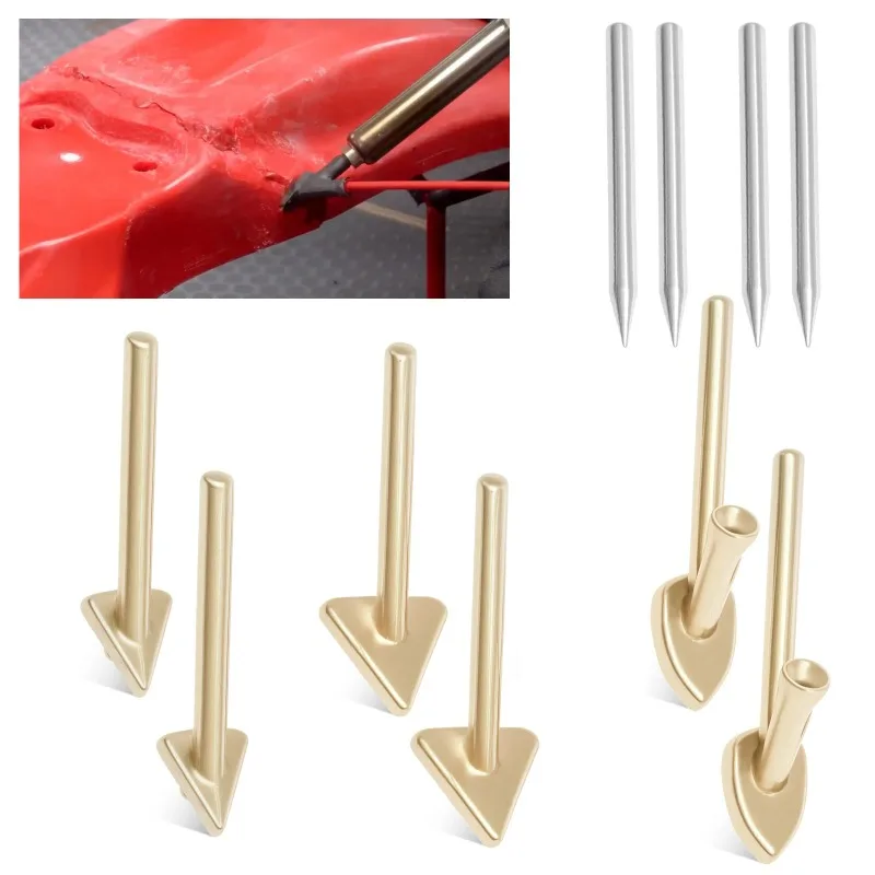 Паяльник, пистолет, наконечник для сварки пластика, 10 шт., медные наконечники для паяльника, портативный ремонт треугольника
Паяльник, пистолет, наконечник для сварки пластика, 10 шт., медные наконечники для паяльника, портативный ремонт треугольника