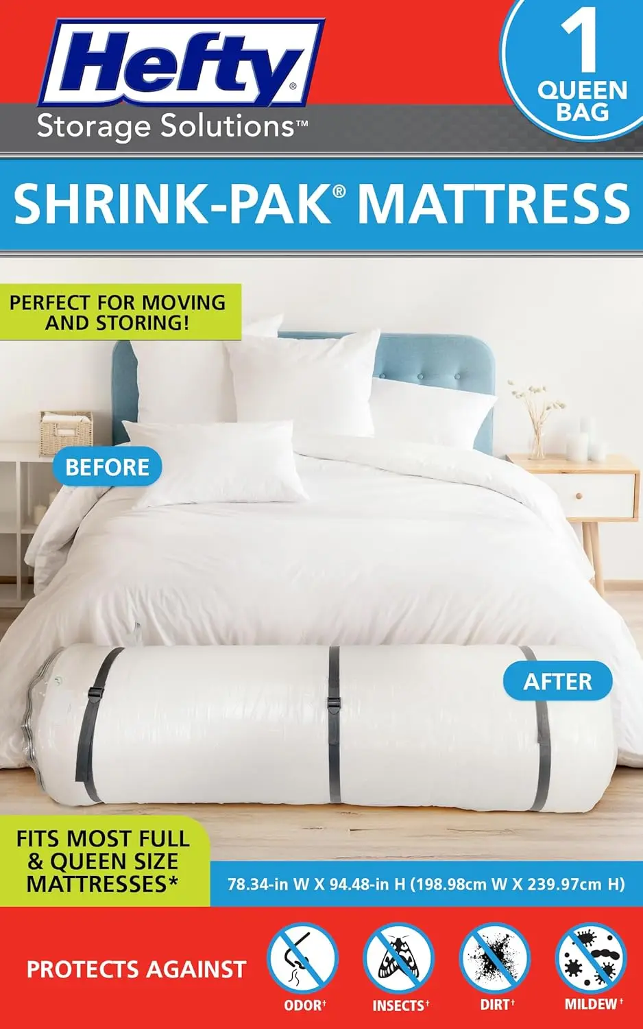 Durable Vacuum Compression Mattress Bag Full Queen Heavy Duty Water Resistant Storage Cover
Durable Vacuum Compression Mattress Bag Full Queen Heavy Duty Water Resistant Storage Cover