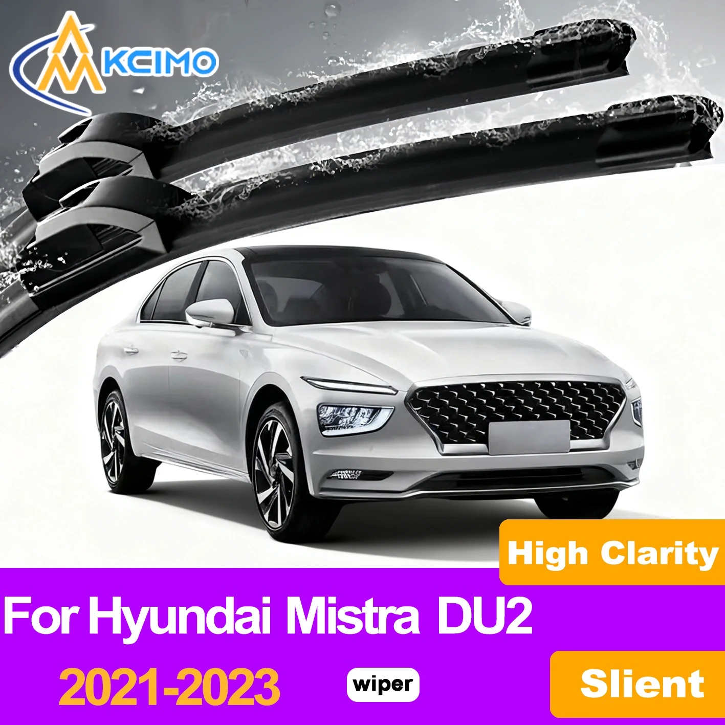 Kcimo 2PCS Front Windshield Wiper Blades For Hyundai Mistra DU2 2021-2023, Streak-Free Wiping & Easy Clip-On Installation
Kcimo 2PCS Front Windshield Wiper Blades For Hyundai Mistra DU2 2021-2023, Streak-Free Wiping & Easy Clip-On Installation