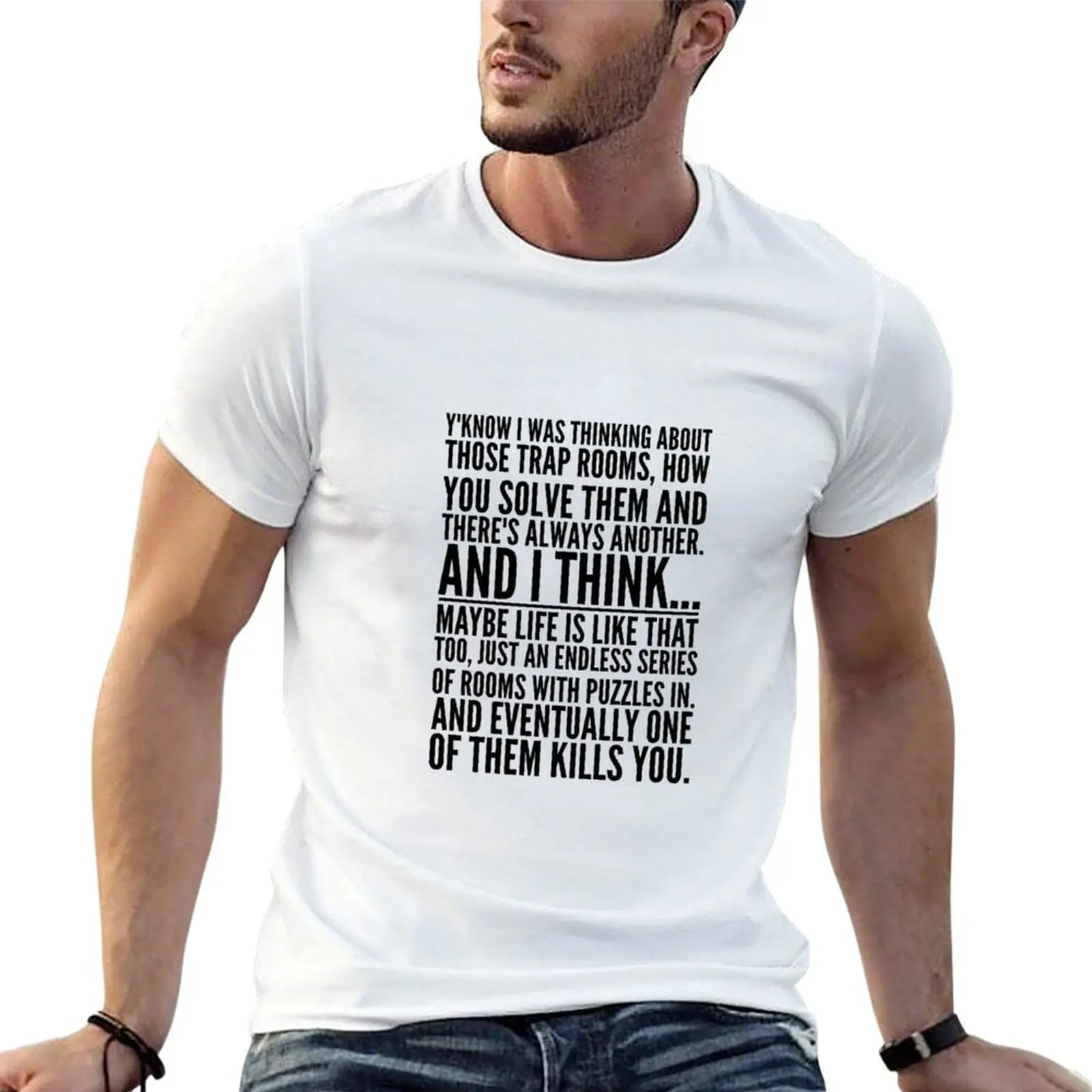 Dirk Gently- Trap Rooms. T-Shirt men t shirt cotton 100% t shirts for man pack cotton t shirt for man T-shirt
Dirk Gently- Trap Rooms. T-Shirt men t shirt cotton 100% t shirts for man pack cotton t shirt for man T-shirt